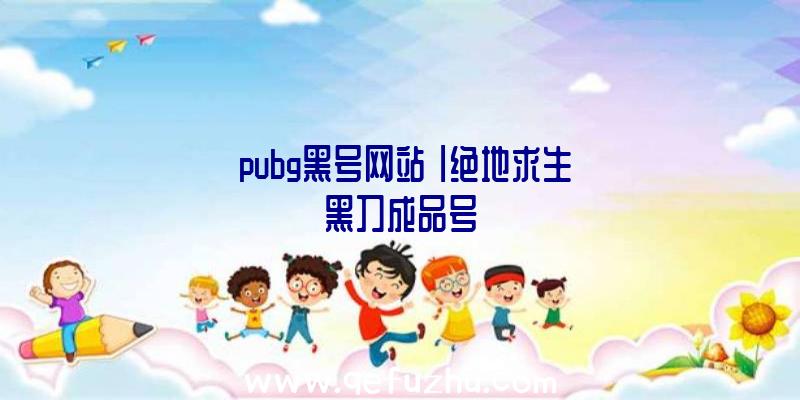 「pubg黑号网站」|绝地求生黑刀成品号